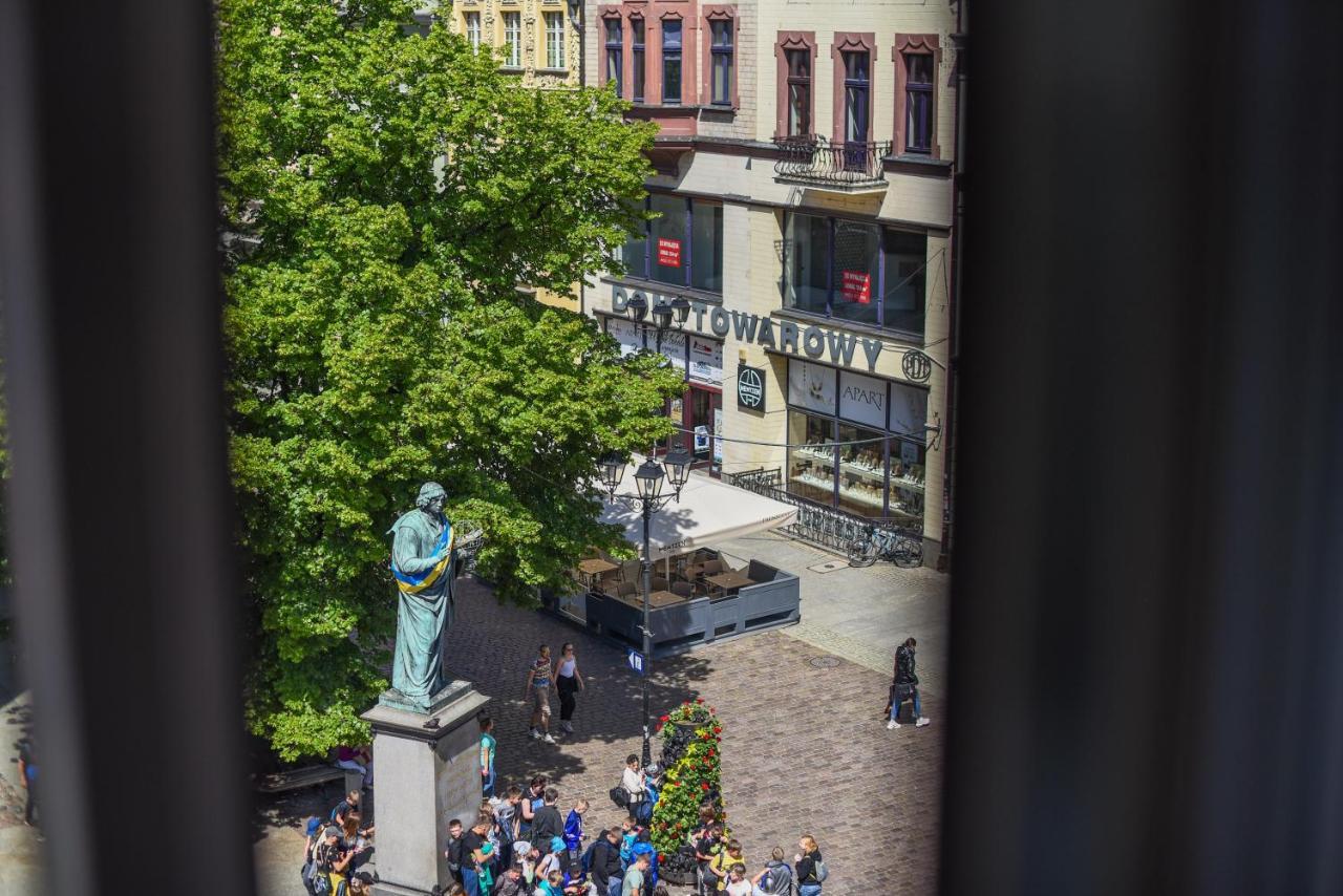 Apartament Z Widokiem Na Pomnik Kopernika - Rynek Staromiejski Stary Toruń Extérieur photo
